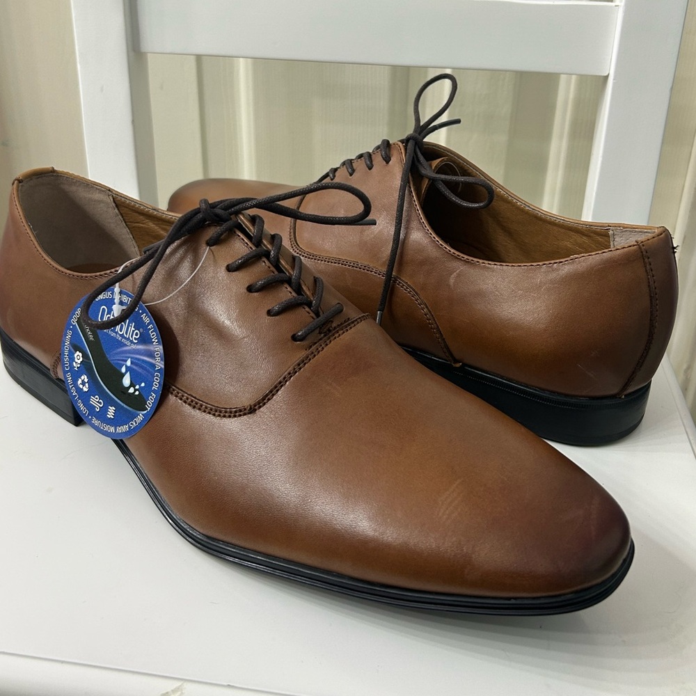 Giorgio Brutini Men’s 13M Brown Leather Oxford Dress Shoes